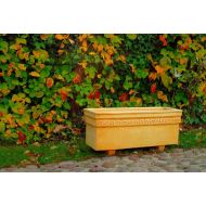 Ein rechteckiger Steintopf H 38 cm - Ein rechteckiger Steintopf H 38 cm - ein_rechteckiger_steintopf_h_38_cm.jpg