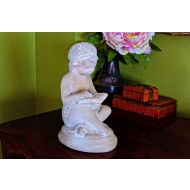 Figur des Gartens Mädchen schreiben H 25 cm - Figur des Gartens Mädchen schreiben H 25 cm - figur_des_gartens_madchen_schreiben_h_25_cm.jpg