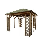 Gartenpavillon quadratisch aus Holz mit Pergolabeinen - Gartenpavillon quadratisch aus Holz mit Pergolabeinen - gartenpavillon_quadratisch_aus_holz_mit_pergolabeinen_(1).jpg