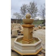 Kugelbrunnen auf einer Säule mit Wasserhahn aus Sandstein - Kugelbrunnen auf einer Säule mit Wasserhahn aus Sandstein - kugelbrunnen_auf_einer_saule_mit_wasserhahn_aus_sandstein_(1).jpg