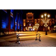 Park- und Stadtbank aus Gusseisen und Holz, L 158 cm - Park- und Stadtbank aus Gusseisen und Holz, L 158 cm - park-_und_stadtbank_aus_gusseisen_und_holz,_l_158_cm_(1).jpg