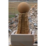 Sandstein-Brunnensockel mit Kugel groß H 85 cm - Sandstein-Brunnensockel mit Kugel groß H 85 cm - sandstein-brunnensockel_mit_kugel_gross_h_85_cm.jpg