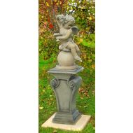 Steinfigur Engel mit Trauben H  76 cm - Steinfigur Engel mit Trauben H  76 cm - steinfigur_engel_mit_trauben_h__76_cm.jpg