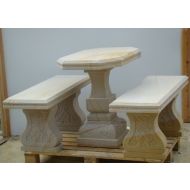 Terrassenmöbel-Set Tisch + 2 Sandsteinbänke - Terrassenmöbel-Set Tisch + 2 Sandsteinbänke - terrassenmobel-set_tisch___2_sandsteinbanke.jpg