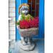 Blumentopf Mädchen mit einem Korb H 77 cm, Breite(Durchmesser des äußeren: 33 cm, Höhe B-S: 77 cm, Gewicht: 38kg, Art.-Nr.: 2025, Länge(Innendurchmesser):  40cm