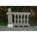 Breiter Pfostenfuß H 18, B 29 x 29 cm, Art.-Nr.: 7700B