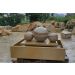 Brunnen mit drei Sandsteinkugeln Set, Art.-Nr.: 737, Zuschläge: Beleuchtung gegen Aufpreis, Material: Sandstein