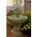 Brunnen mit Früchten H 107 cm, Höhe B-S: 107 cm, Art.-Nr.: 1020, Gewicht: 327kg, Länge(Innendurchmesser):  64cm, Breite(Durchmesser des äußeren: 92 cm