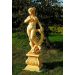 Eine verzierte Säule für Gartenfiguren 43 cm, Länge(Innendurchmesser): 37cm, Breite(Durchmesser des äußeren: 42 cm, Höhe:  43 cm, Gewicht: 113kg, Art.-Nr.: 7512