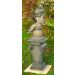 Engelsstatue aus Stein mit einer Birne H 77 cm, Höhe:  77 cm, Art.-Nr.: 8508, Gewicht: 66kg, Breite(Durchmesser des äußeren: 41 cm