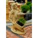 Figur Blumentopf Junge mit Schubkarre H 88 cm, Breite(Durchmesser des äußeren: 35cm, Art.-Nr.:  2039, Höhe B-S: 88 cm, Länge(Innendurchmesser): 54cm, Gewicht: 90kg