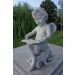 Figur eines Engels mit einem Buch H 40 cm, Breite(Durchmesser des äußeren: 18 cm, Art.-Nr.: 8516, Gewicht: 12 kg, Höhe: 40 cm