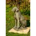 Figur für den Garten Sitzender Hund H  74 cm, Breite(Durchmesser des äußeren: 30 cm, Gewicht: 69kg, Länge(Innendurchmesser): 37/25cm, Art.-Nr.: 1587, Höhe:  74 cm