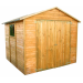 Gartengerätehaus 240x233xH216 cm, Abmessungen: Wandstärke 15 mm, Länge: 240 cm, Art.-Nr.: 30301, Höhe: 216 cm, Bodenmaß: 220 x 213 cm, Breite: 233 cm, Gewicht: 413kg, Material: Massives Kiefernholz