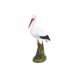 Gartenstatue Weißstorch H 79 cm, Artikelname: G26, Gewicht: 32kg, Höhe: 79 cm