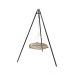 Gusseisen-Kochständer im Garten, Gewicht: 5kg, Höhe: 150 cm , Artikelname: maximaler Beinabstand 117cm, Art.-Nr.: 035T50030, Material: Gusseisen