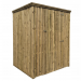 Holz-Lamellen Geräteschuppen 133x154x193 cm, Höhe: 192.5 cm, Art.-Nr.: 34501, Breite: 154 cm, Gewicht: 180 kg, Bodenmaß: 150 x 130 cm, Abmessungen: Lamellenquerschnitt 14 x 43 mm, Länge: 133 cm, Material: Massives Kiefernholz