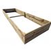 Holz rechteckig hochbeet 92 x 280 x 28,5 cm, Länge: 92 cm, Breite: 280 cm, Höhe: 28.5 cm, Material: Massives Kiefernholz, Gewicht: 14 kg, Art.-Nr.: 095704
