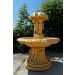 Italienischer Brunnen mit Regenschirm ring H 176 cm, Höhe B-S: 176 cm, Art.-Nr.: 1090R, Gewicht: 705kg, Länge(Innendurchmesser): 145 / 70cm, Breite(Durchmesser des äußeren: 93 cm