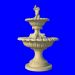 Kefalonia-Brunnen ein Junge mit einer Muschel H 236 cm, Höhe B-S: 236 cm, Art.-Nr.: 1069, Gewicht: 1030kg, Länge(Innendurchmesser): 115cm, Breite(Durchmesser des äußeren: 153/90 cm