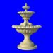 Kefalonia Gartenspringbrunnen H 261 cm, Gewicht: 1035kg, Länge(Innendurchmesser): 115cm, Höhe B-S: 261 cm, Breite(Durchmesser des äußeren: 153/90/40 cm, Art.-Nr.: 1065