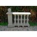 Oberseite der Balusterspitze H 5 cm, B 100 x 25 cm, Art.-Nr.: 7701B