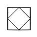 QUADRATISCHER GITTERRAHMEN 150x150, GETEILT, Abmessungen: 151 x 151 cm, Material: Stahl