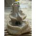 Sandstein-Brunnen-Blätter 90 cm , Höhe: 90 cm, Art.-Nr.:  497, Material: Sandstein