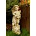 Steinstatue Amor mit Violine H 81 cm, Breite(Durchmesser des äußeren: 32 cm, Gewicht: 45kg, Höhe: 81 cm, Art.-Nr.: 1577, Länge(Innendurchmesser): 28cm