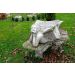 Steinstatue eines liegenden Engels H 43 cm, Breite(Durchmesser des äußeren: 25 cm, Länge(Innendurchmesser): 86cm, Höhe:  43 cm, Art.-Nr.: 8514, Gewicht: 96kg