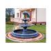 Verzierter Brunnen mit einer Kinderskulptur H 150 cm, Höhe B-S: 150 cm, Länge(Innendurchmesser): 200 cm , Gewicht: 120 kg, Art.-Nr.: F3