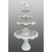 Vierstufiger Brunnen, Tauben H 228 cm, Höhe B-S: 228 cm, Art.-Nr.: 1095, Gewicht: 580kg, Länge(Innendurchmesser): 130/100/70/48 cm, Breite(Durchmesser des äußeren: 52 cm
