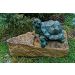 Wasserspeier-Schildkröte H 34 cm, Höhe: 34 cm, Länge(Innendurchmesser): 32cm, Art.-Nr.: 6033, Breite(Durchmesser des äußeren: 53 cm, Gewicht: 16kg