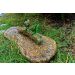 Wasserspeier Frosch auf einem Ast H 19 cm , Breite(Durchmesser des äußeren: 50 cm, Länge(Innendurchmesser): 21cm, Art.-Nr.: 6034, Höhe: 19 cm, Gewicht: 10 kg
