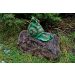 Wasserspeierschnecke mit Frosch H 35 cm, Art.-Nr.:  6032, Breite(Durchmesser des äußeren: 50 cm, Höhe: 42 cm, Gewicht: 16kg, Länge(Innendurchmesser): 26 cm